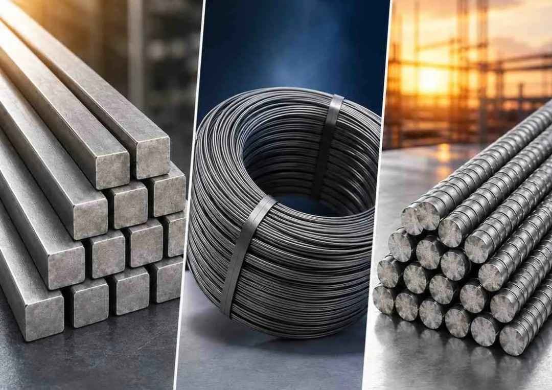 MS bars, wires and rods
